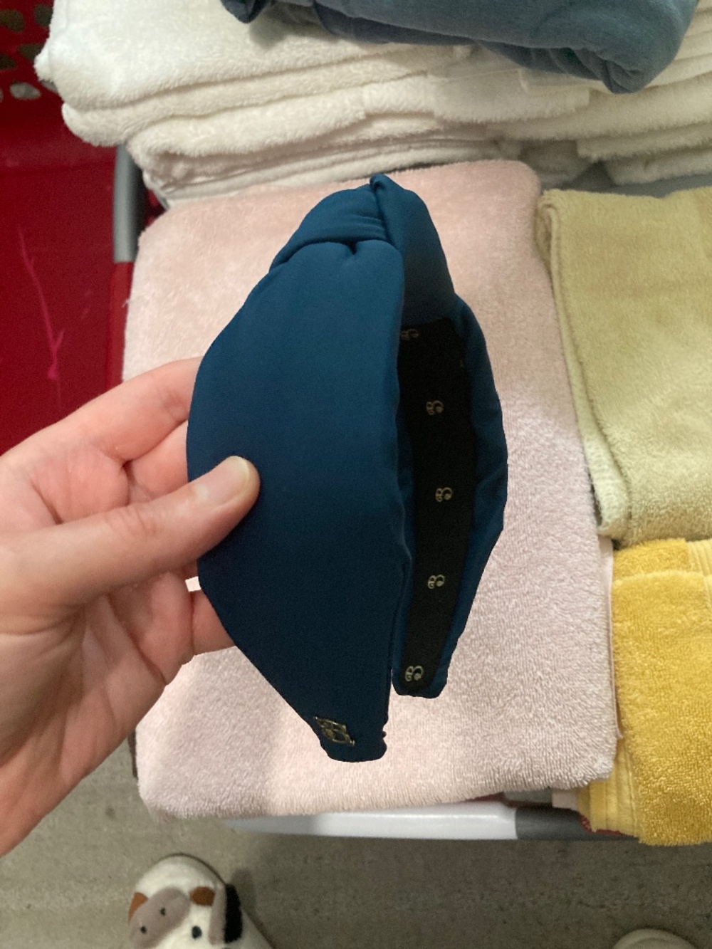 Dark Blue Neoprene Headband